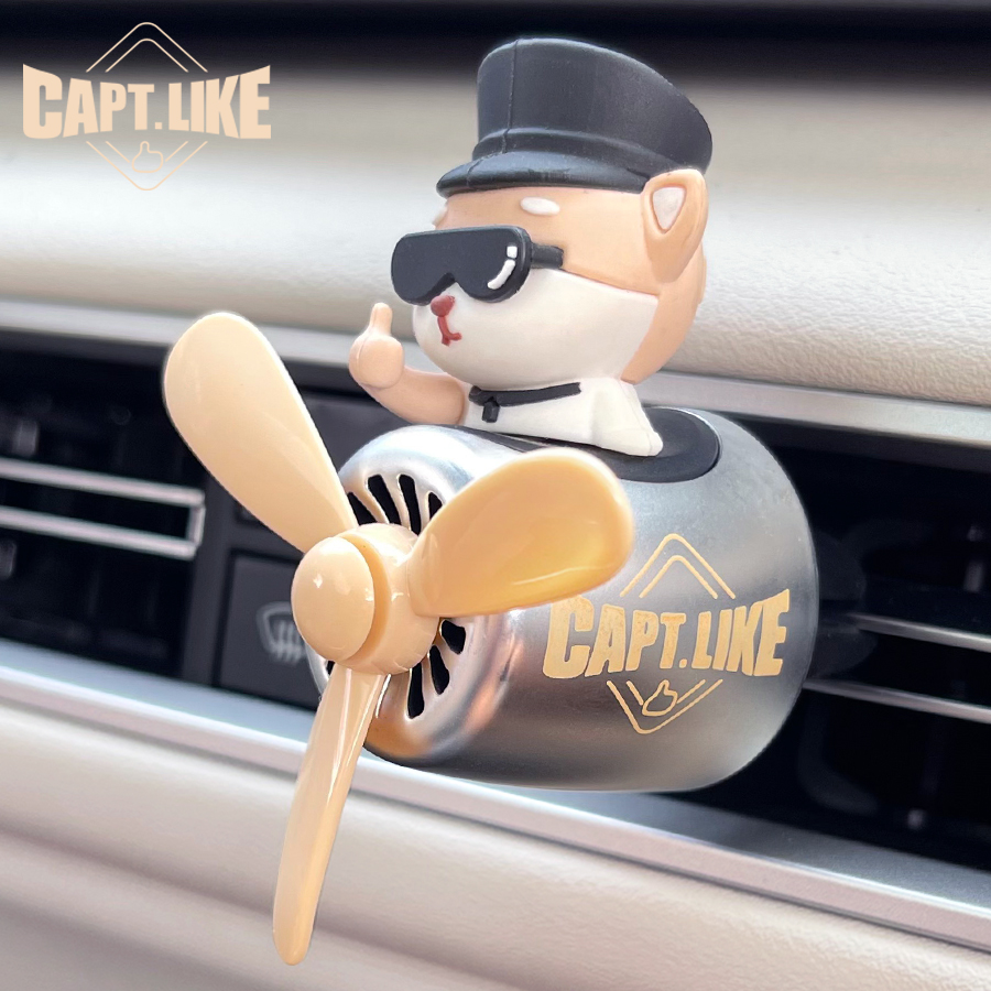 Rotating plane pilot dog car a - đánh giá và giá Oscillating Fan Clip