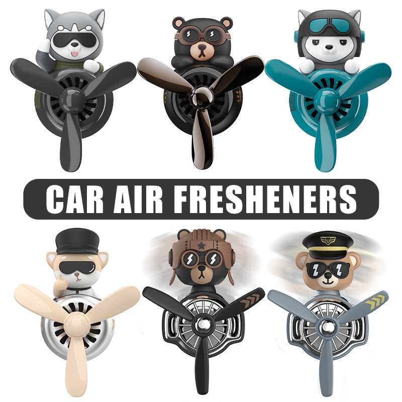 Rotating plane pilot dog car a - đánh giá và giá Oscillating Fan Clip