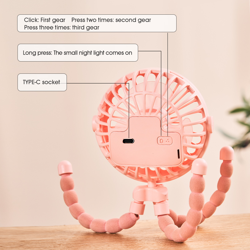 HOMEFISH Portable Baby Strolle - đánh giá và giá Oscillating Fan Clip