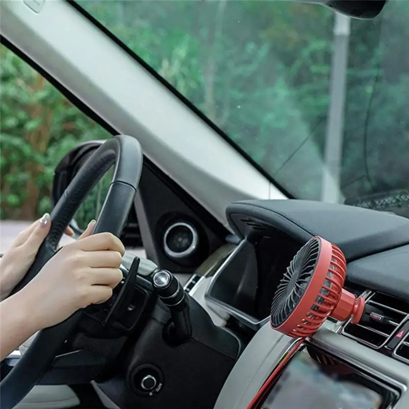 Car Fan With Ambient Light 15V - đánh giá và giá Oscillating Fan Clip