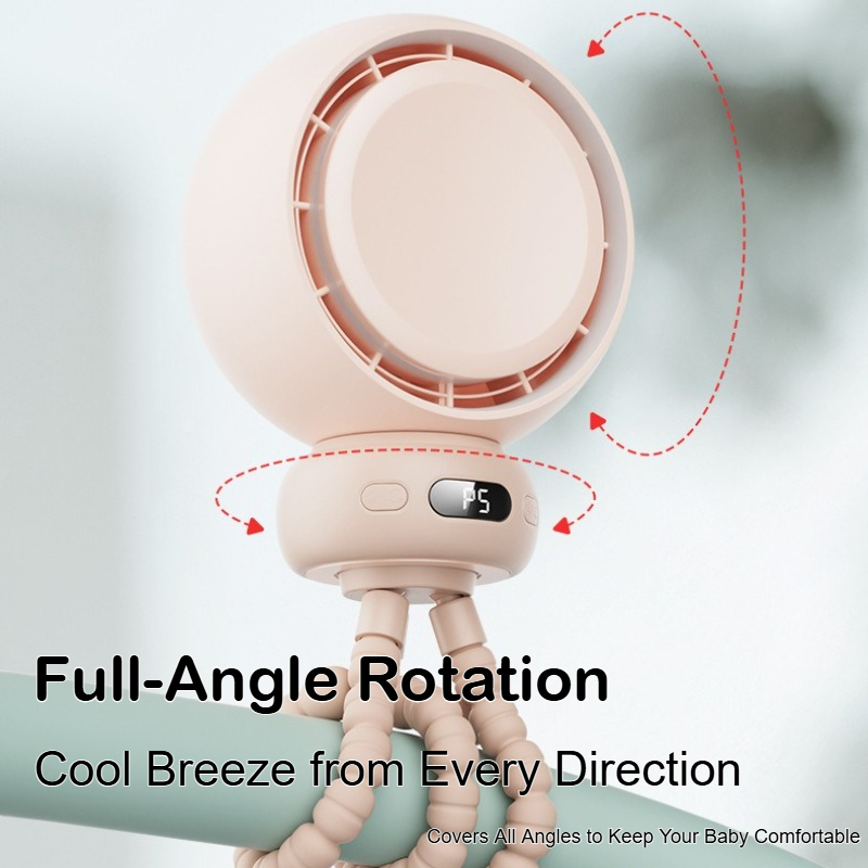 Octopus Stroller Fan - Auto-Os - đánh giá và giá Oscillating Fan Clip