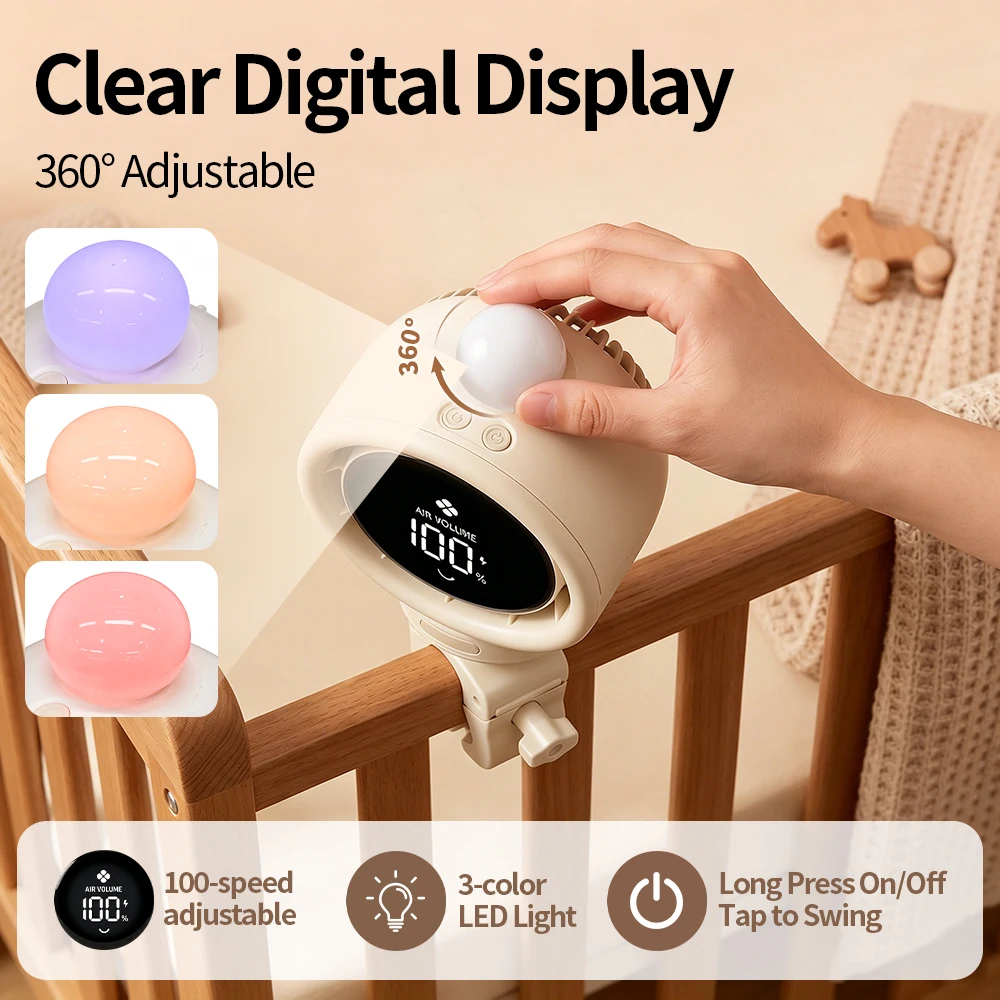 2026 New Portable Stroller Fan - đánh giá và giá Oscillating Fan Clip